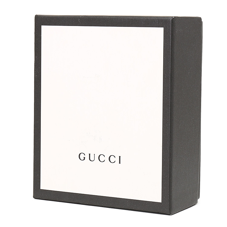 gucci(古驰) #卡其色经典logo黑色配皮短款钱夹