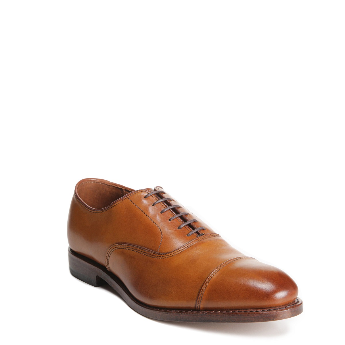 【美国高端手工鞋】allen edmonds park avenue 棕色小牛皮男士商务