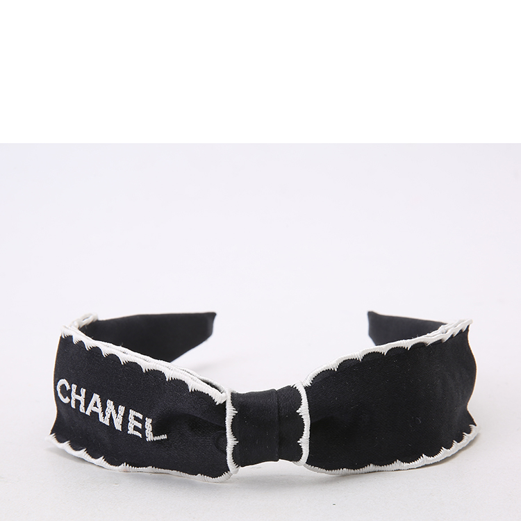 chanel(香奈儿 深蓝色蝴蝶结发箍