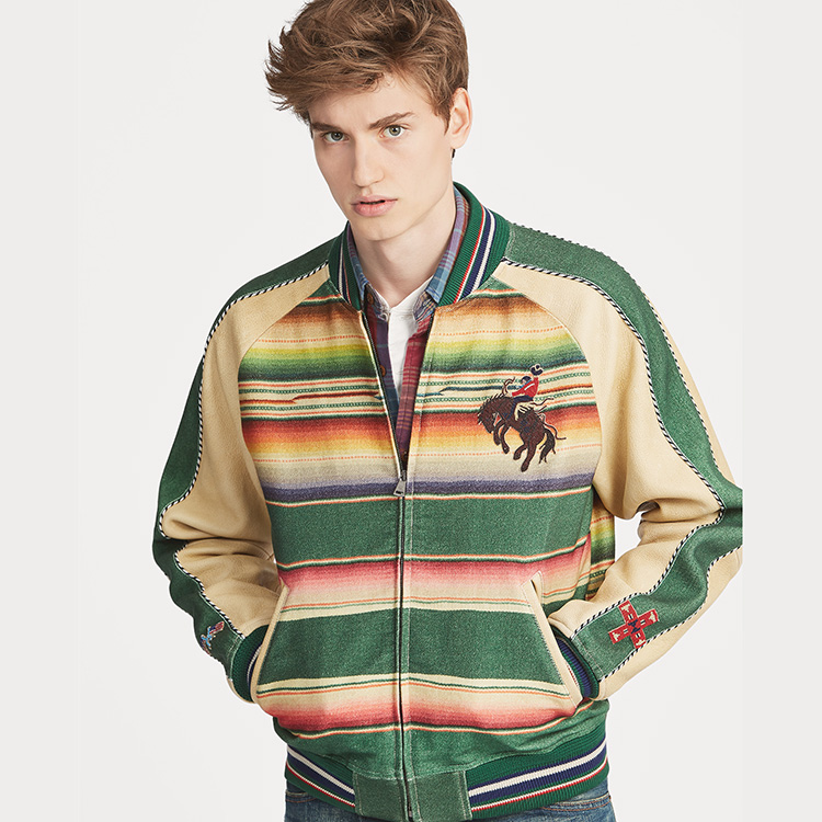 ralph lauren/拉夫劳伦 18新款男士美式牛仔风serape souvenir夹克