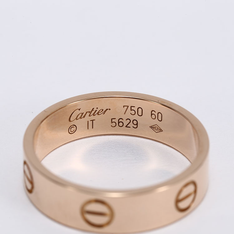 cartier(卡地亚) love系列18k金戒指60