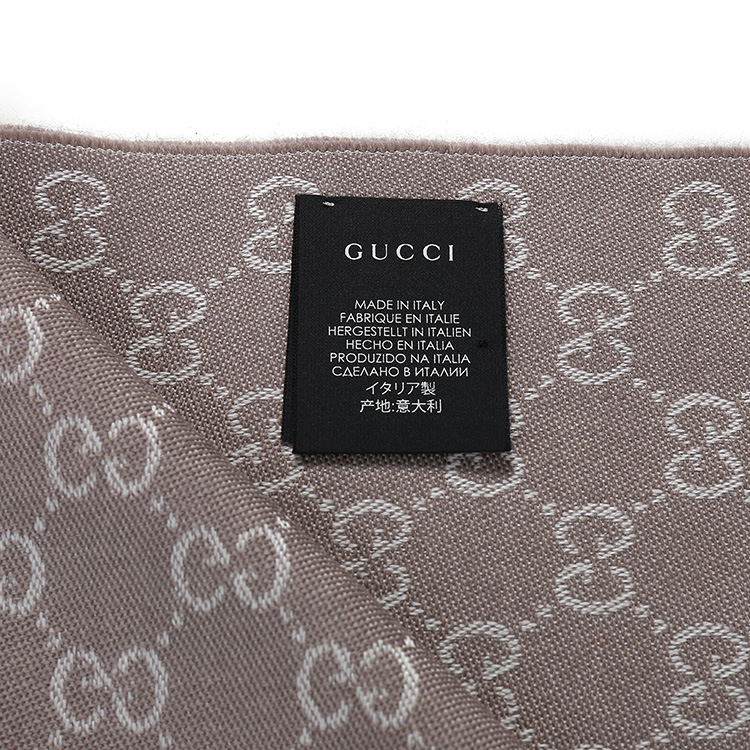 gucci(古驰) #米色羊毛围巾 180*40cm