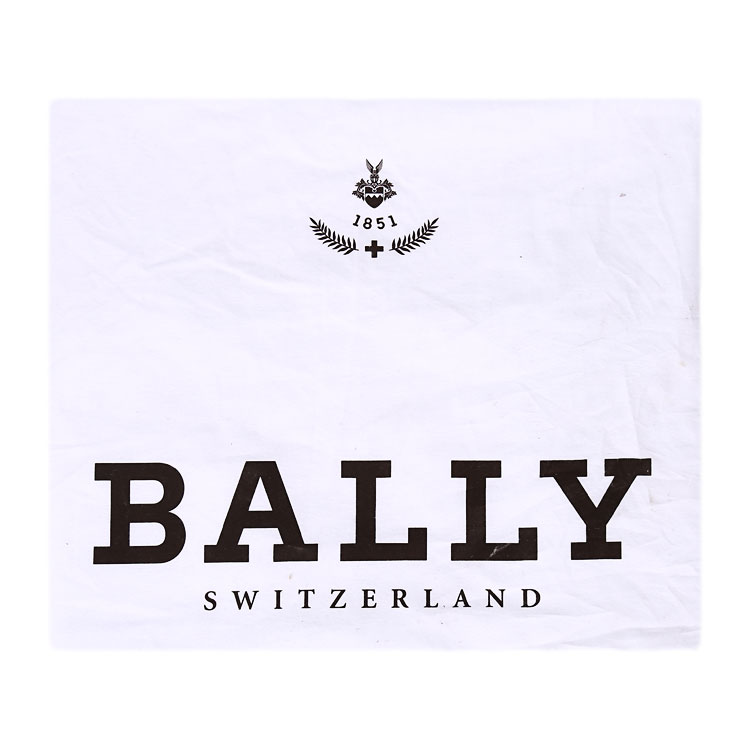 bally(巴利 黑色pvc几何印花斜挎包