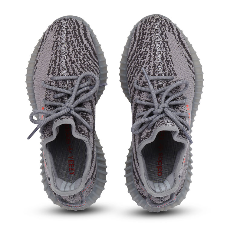 adidas(阿迪达斯 yeezy boost 350 v2 灰斑马椰子跑鞋 欧码38.