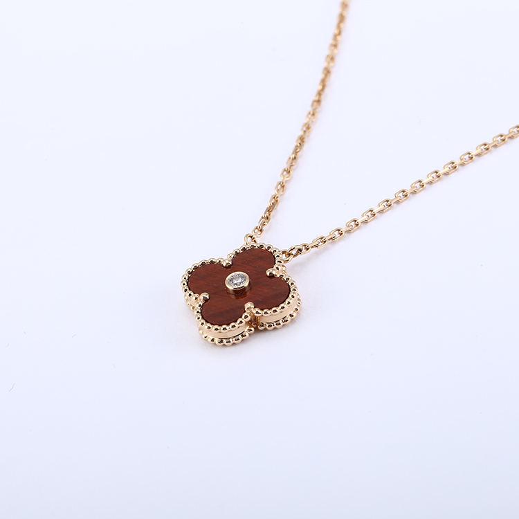 van cleef & arpels(梵克雅宝) 梵克雅宝18k金镶钻2017圣诞限量版项链