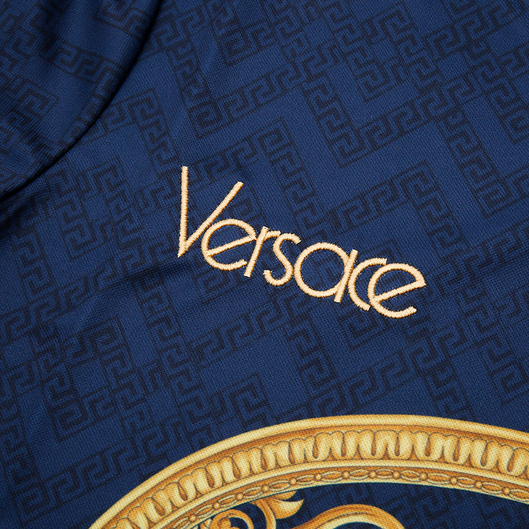 【18春夏】versace/范思哲 绿色 圆领 短袖 品牌logo 金色人物印花