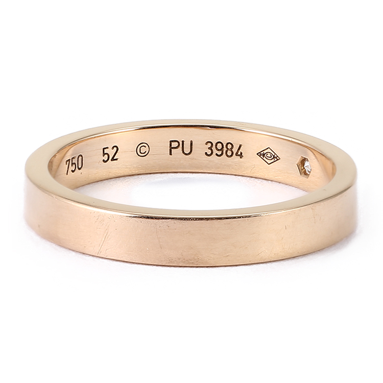 cartier(卡地亚) #18k金单钻戒指52