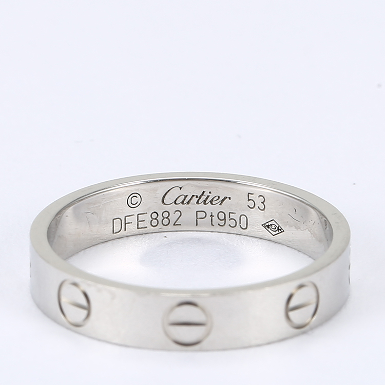 cartier(卡地亚) 卡地亚pt950铂金戒指53