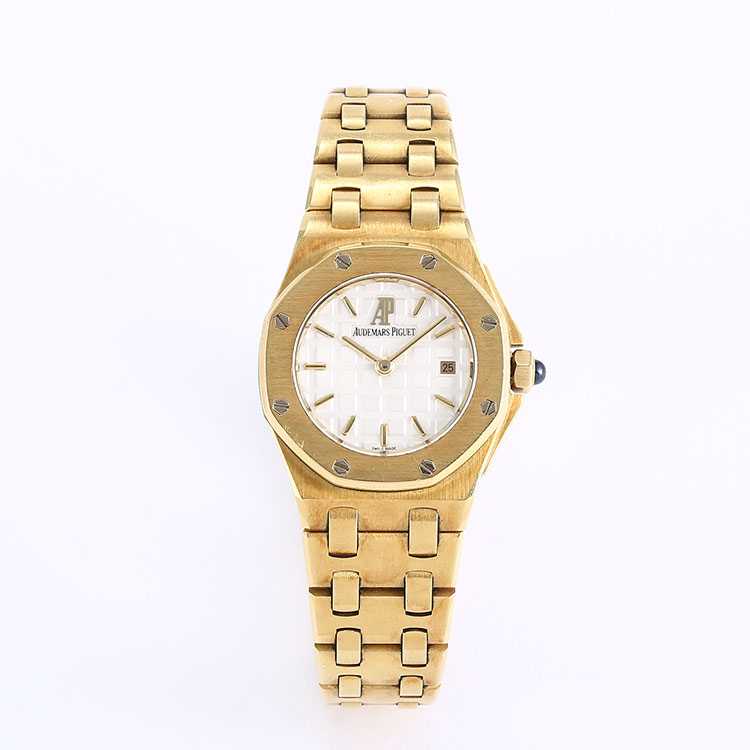 audemars piguet(爱彼) 18k金石英女士腕表