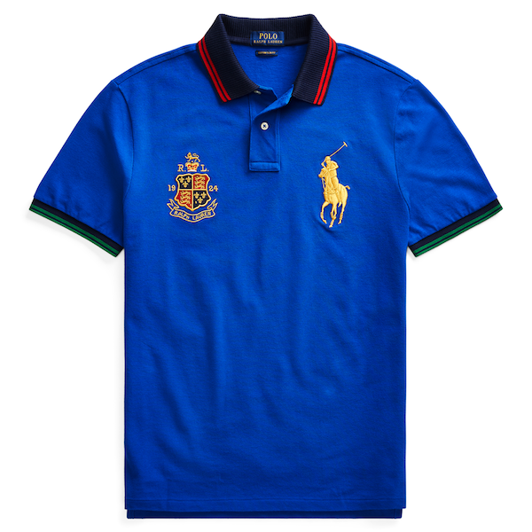 polo ralph lauren(拉夫劳伦马球) 宝蓝色男士短袖polo衫 m