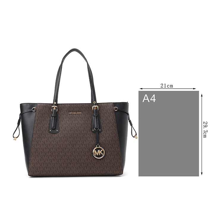michael kors/mk 19春夏 包袋 女包 voyager中号皮质托特包 30f8gv6t8