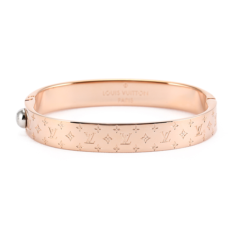 louisvuitton手镯价格,louisvuitton手镯 louis vuitton(路易威登) #玫瑰金色经典logo装饰手镯 s【正品 价格