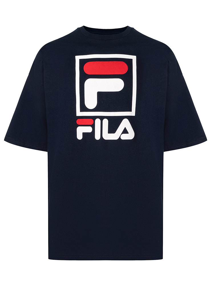 fila(斐乐) 深蓝色男士短袖t恤 xxl