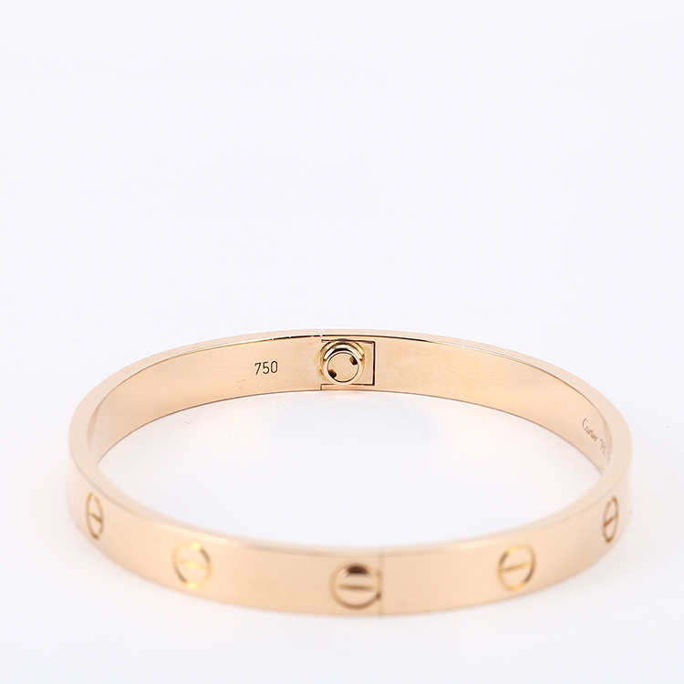 cartier手镯750正品,cartier手镯750 cartier(卡地亚)love系列750白金镶钻窄版手镯
