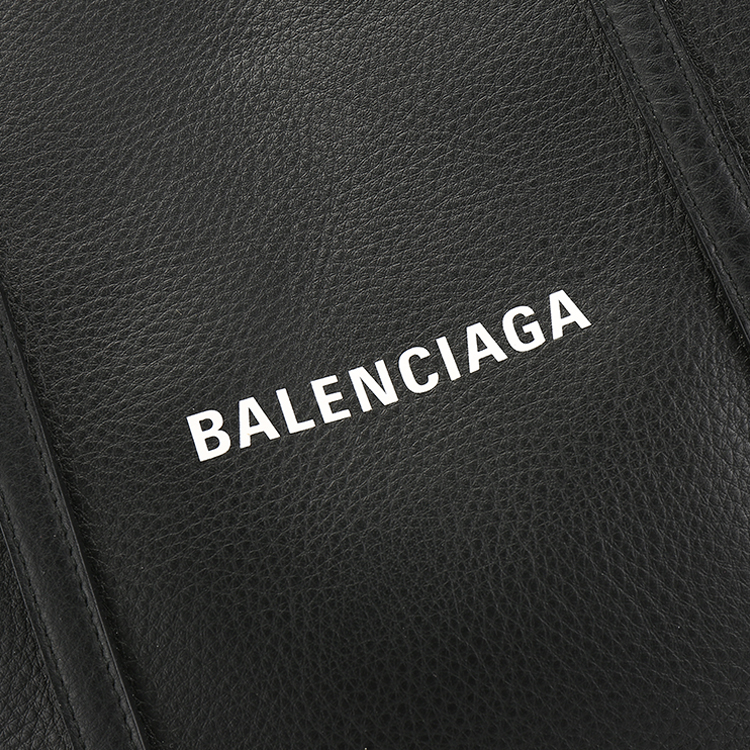 balenciaga(巴黎世家) #黑色皮质logo印女士单肩包【北京同城闪送】