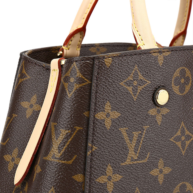 louis vuitton(路易威登) montaigne bb系列monogram帆布女式两用包