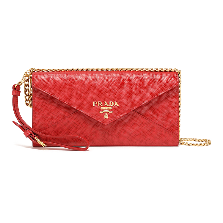 PRADA/普拉达 女士Prada Saffiano皮革信封包手拿包 1DH057_QWA 2020年春夏