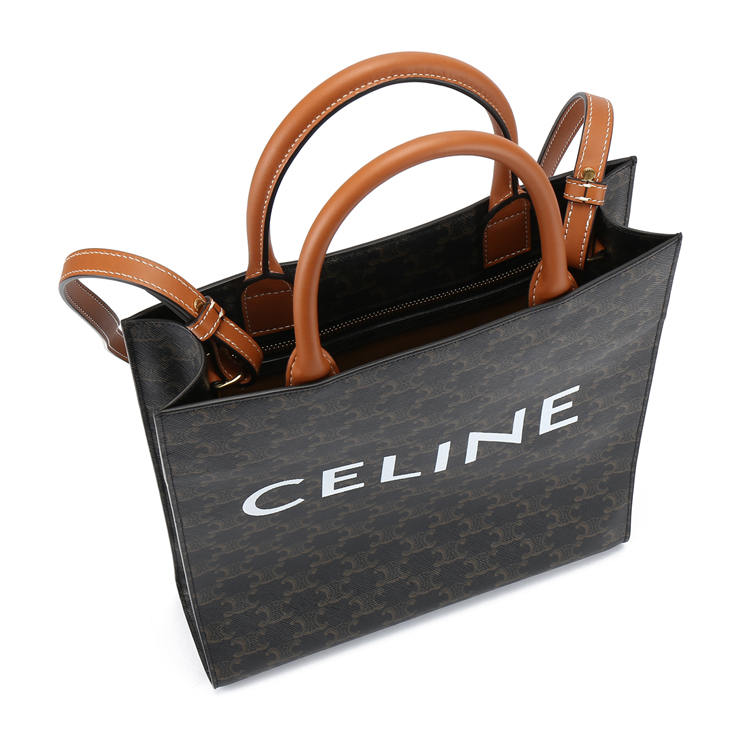 celine(赛琳) cabas triomphe帆布小号竖款手袋