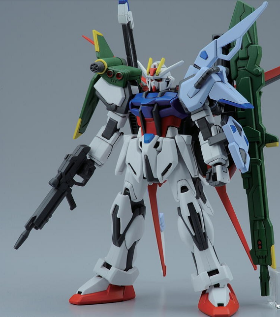 万代hg 1:144 gat-x105 perfect strike gundam 完美型强袭高达全装备