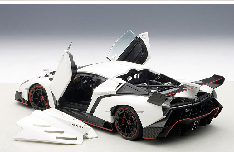 奥图亚autoart 1:18 兰博基尼 毒药veneno 合金高仿真静态汽车模型