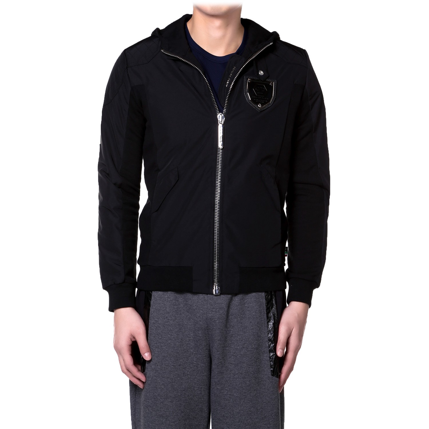 philipp plein/菲利普·普兰 修身拉链外套