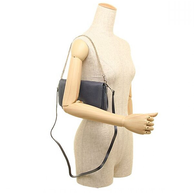 COACH\/蔻驰 女士真皮单肩包斜挎包链条包女