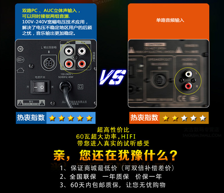 edifier/漫步者 r1600tiii 电脑2.0音箱hifi低音书架低音炮音响3