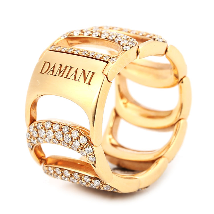 damiani/玳美雅 戒指/指环 18k金带满钻