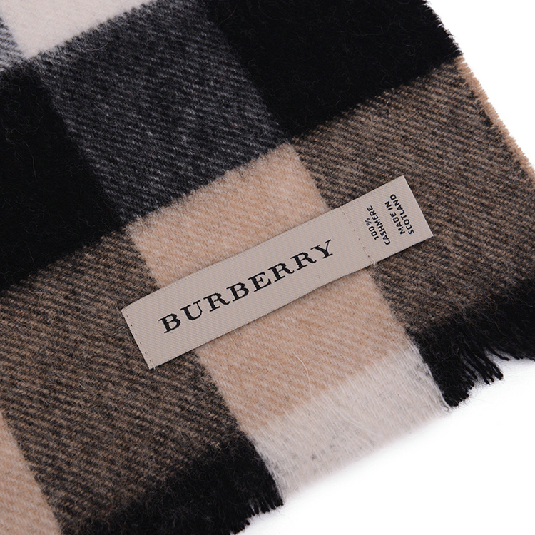 burberry/博柏利 中性羊绒围巾经典格子