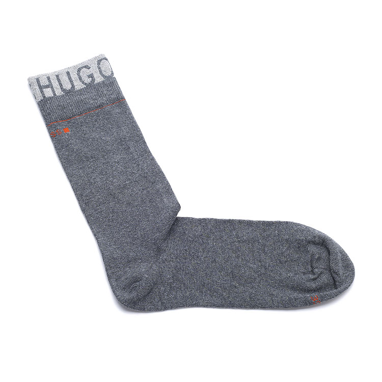 hugo boss/雨果波士男袜-橙牌黑色袜子