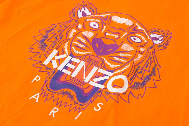 【kenzo高田贤三 男士短袖t恤】kenzo/高田贤三 虎头短袖纯棉男士t恤