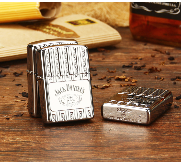 zippo打火机 杰克丹尼 盔甲加厚