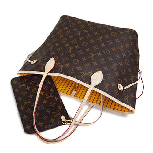 Louis Vuitton\/路易威登Neverfull 中号手袋 老花