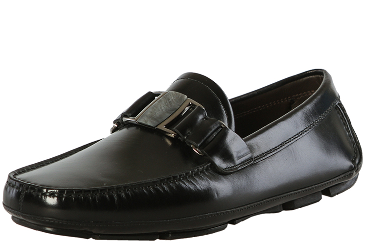 ferragamo/菲拉格慕男士休闲鞋时尚真皮个性搭扣男鞋596243