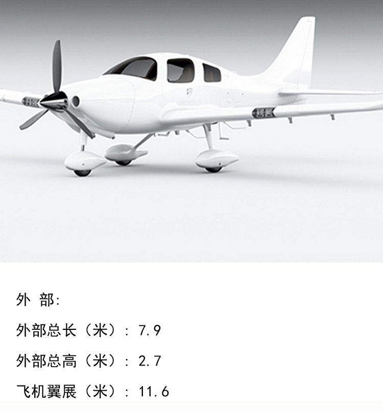  私人飞机·固定翼·美国 西锐sr-20> 进口4座高性能运动飞机 寺库