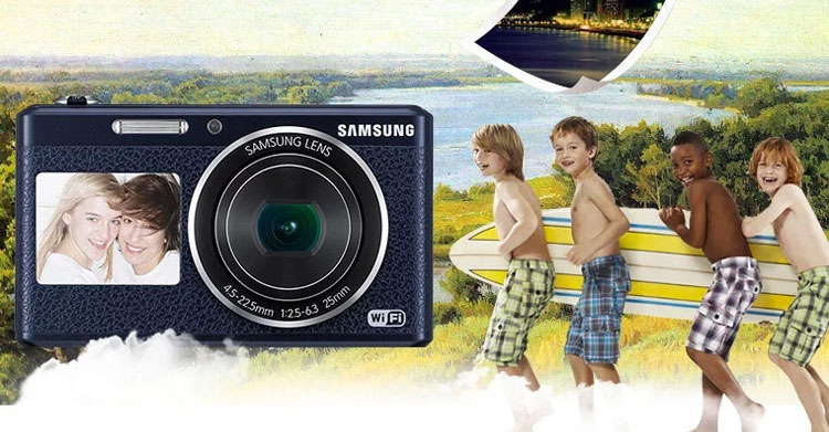 samsung/三星 dv180f数码相机高清 照相机 自拍神器 美颜卡片机 白色