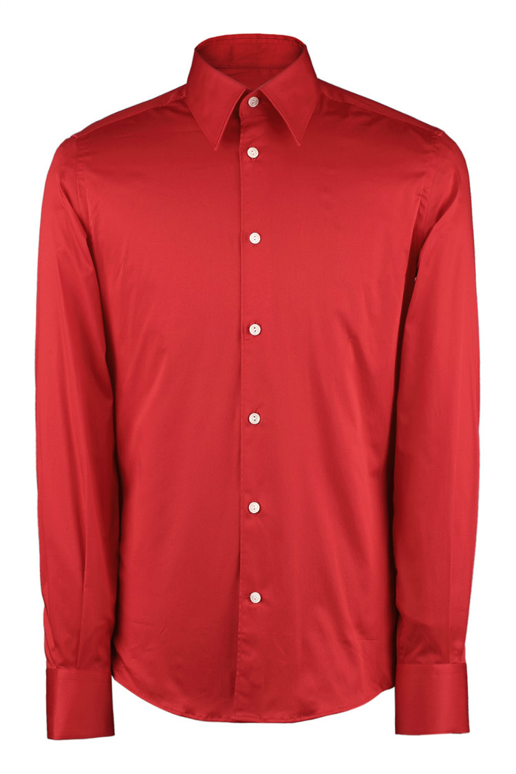 versace/范思哲 男士衬衫 vctvl01 v52302 红色 42