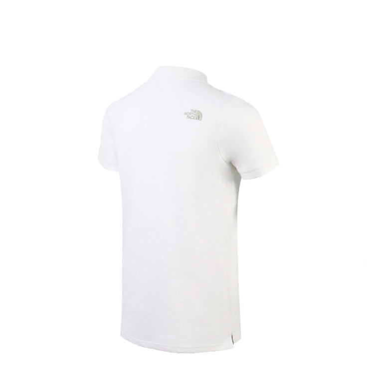 the north face/北面 男款户外短袖t恤 宽松透气polo衫 cs75白色 白色
