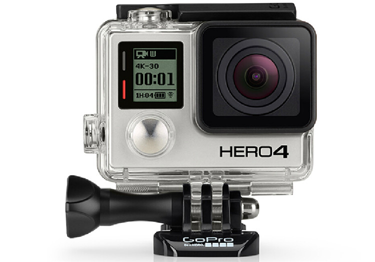 gopro hero4 black 高清4k运动摄像机 黑色 均码