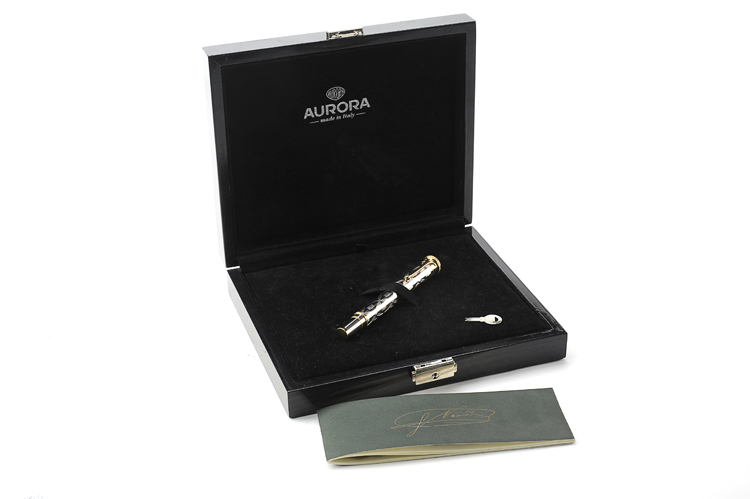 aurora奥罗拉 威尔第系列钻石铂金自来水笔钢笔 932me