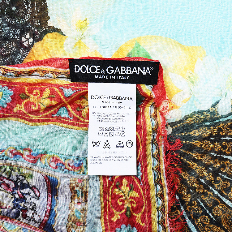 dolce&gabbana/杜嘉班纳丝巾-女莫代尔纤维时尚丝巾