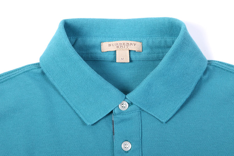burberry/博柏利 翻领纯棉polo衫男士t恤 绿色 s