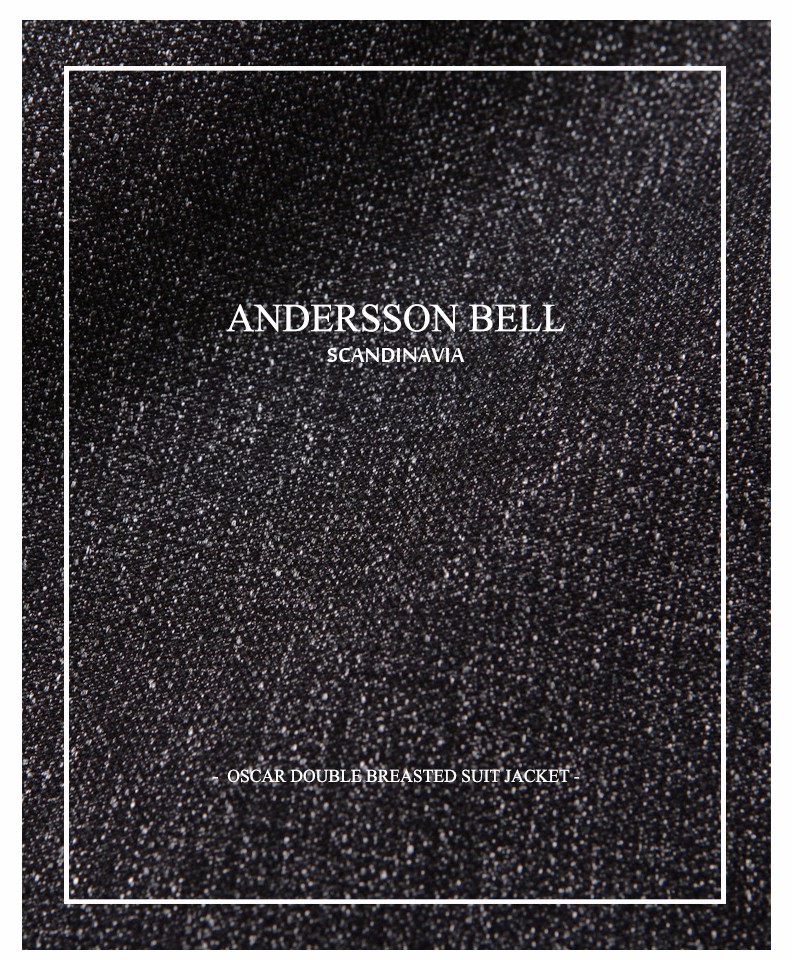 andersson bell/andersson bell 奥斯卡黑色双排扣西装