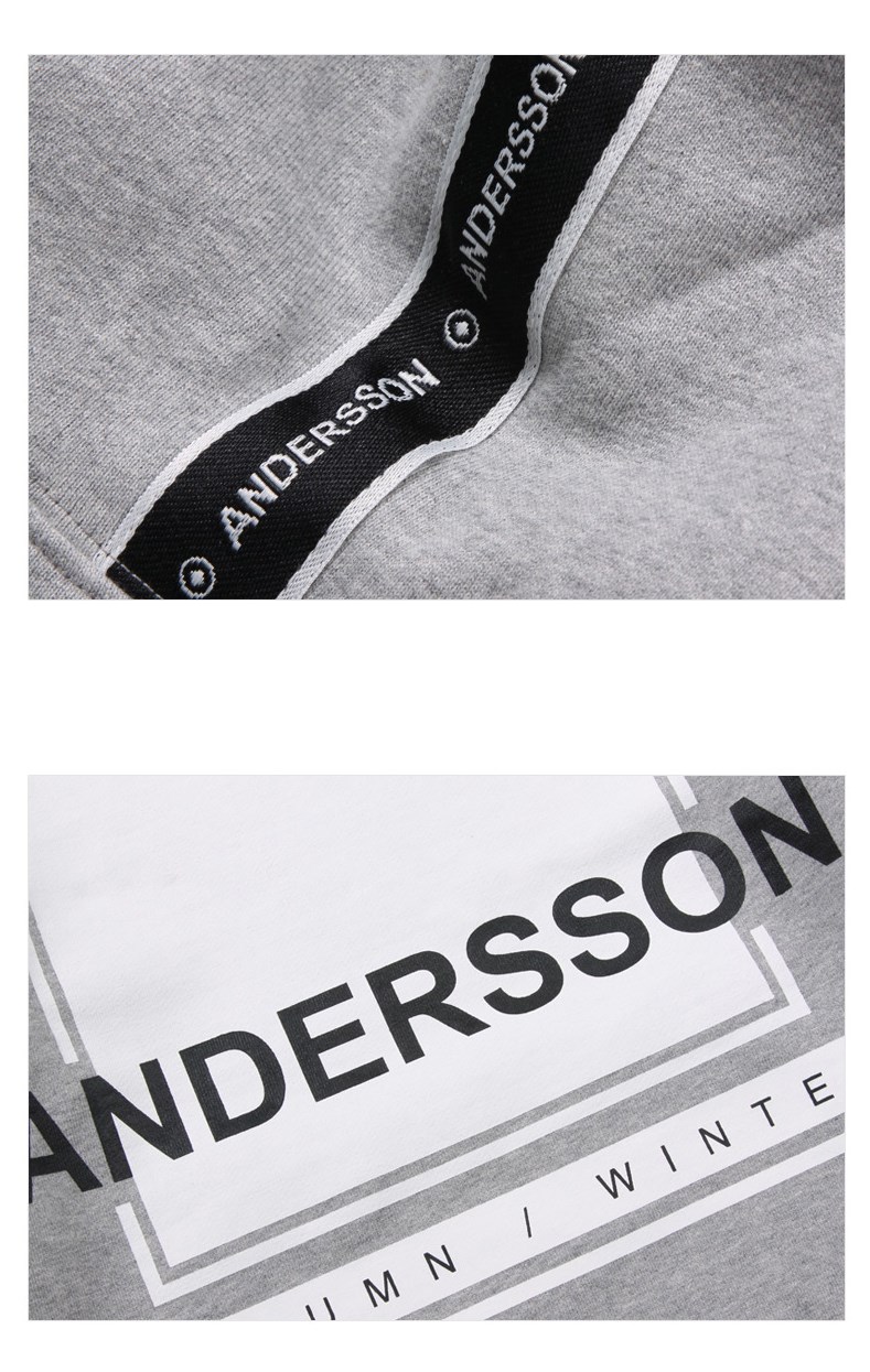 andersson bell/andersson bell andersson 灰色休闲带帽卫衣