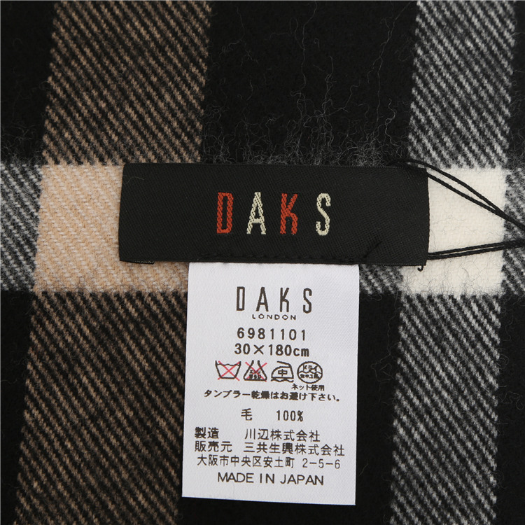 daks/达克斯 围巾羊毛100%