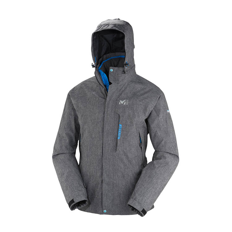 millet/觅乐 dryedge面料冲锋衣外壳 primaloft eco保温材料内胆 男士