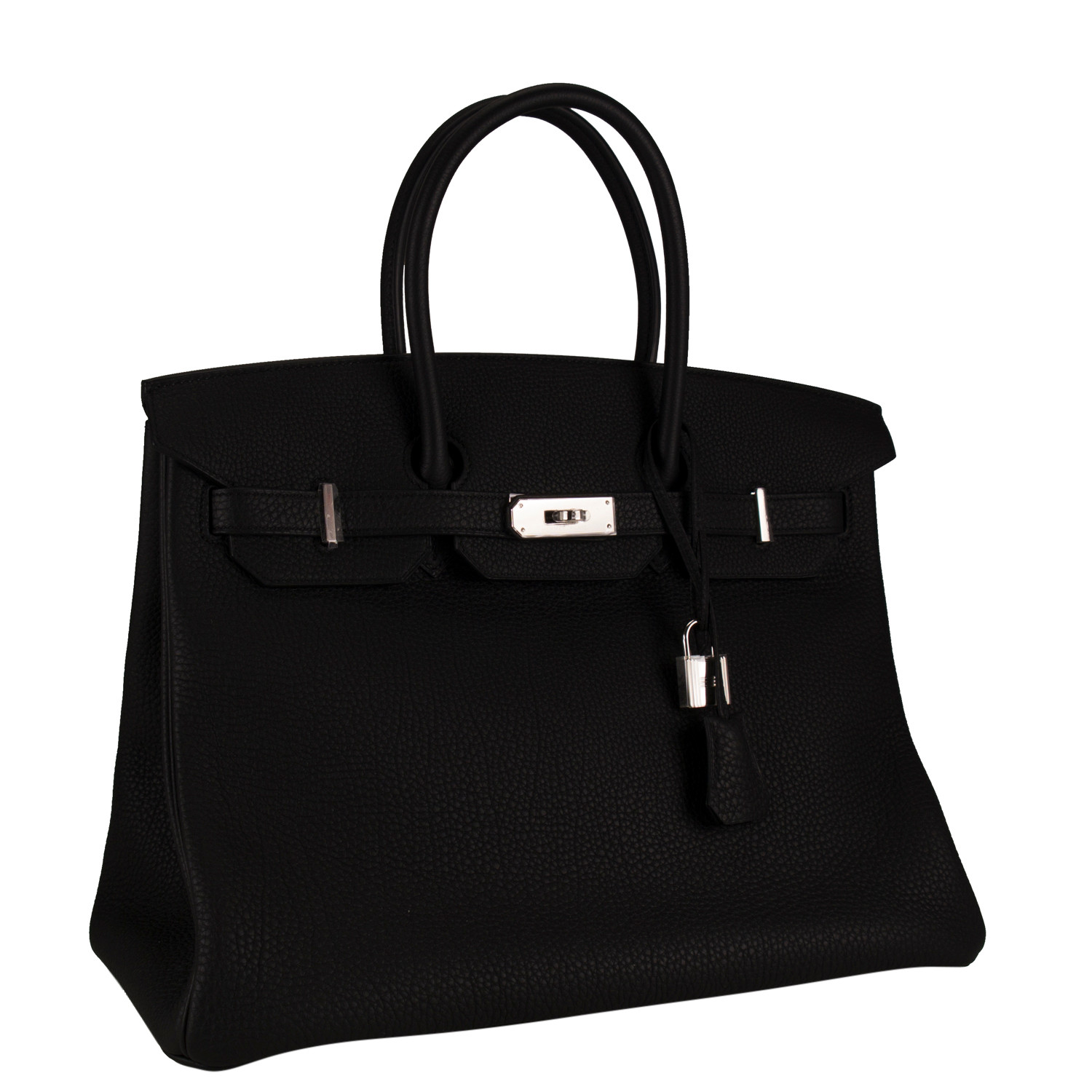 hermes/爱马仕birkin 35黑色手提包 1256