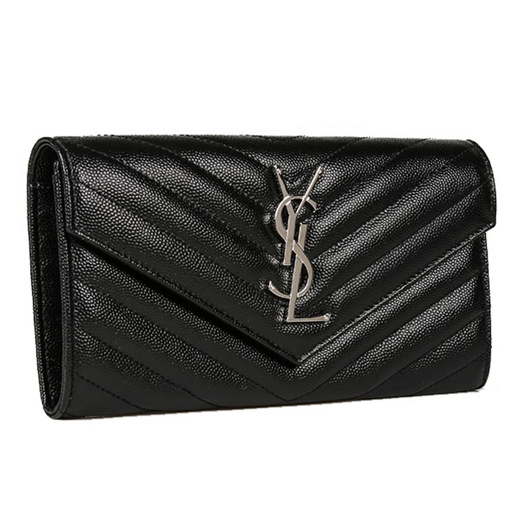 高仿yves saint laurent/圣罗兰 logo链条女士单肩包