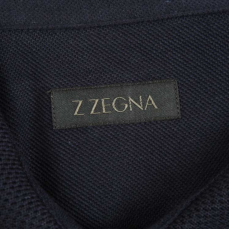 ermenegildo zegna/杰尼亚 16年秋冬新品 z zegna刺绣logo翻领棉质