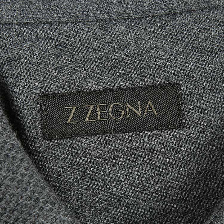 ermenegildo zegna/杰尼亚 16年秋冬新品 z zegna刺绣logo翻领棉质